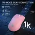Redragon M916 K1NG Pro 1K 3-Mode wireless Gaming Mouse pink, USB/Bluetooth