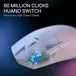 Redragon M916 K1NG Pro 4K wireless Gaming Mouse white, USB/Bluetooth