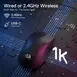 Redragon M916 K1NG wireless Lite Ultra-Lightweight Gaming Mouse black, USB