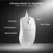 Redragon M996 K1NG 8K Ultra-Lightweight wired Gaming Mouse white, USB