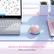 Seenda rechargeable wireless RGB Mouse with Jiggler function, pink, USB