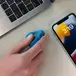 Swiftpoint GoPoint mini Pen-Grip Bluetooth Presenter Mouse blue/grey, Bluetooth
