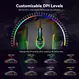 TeckNet wired RGB Gaming Mouse 16000DPI black, USB