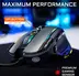 The G-Lab Kult Nitrogen NEUTRON Gaming Mouse, black, USB