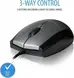 V7 Full Size Optical Mouse silver, USB