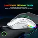 Ziyou long D19 RGB Gaming Mouse white, USB