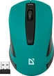 Defender MM-605 wireless Optical Mouse green, USB