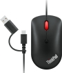 Lenovo ThinkPad USB-C wired Compact Mouse Raven Black, US...