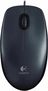 Logitech M100 V2 Refresh Optical Mouse dark grey, USB