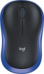 Logitech M185 wireless Mouse black/blue, USB (910-002239 / 910-002236)