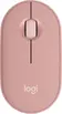 Logitech M350s Pebble Mouse 2 pink, Logi Bolt, USB/Bluetooth