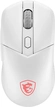 MSI Versa 300 wireless Gaming Mouse white, USB/Bluetooth