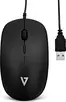 V7 optical mouse black, USB
