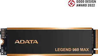 ADATA LEGEND 960 MAX 2TB, M.2 2280 / M-Key / PCIe 4.0 x4, с радиатором