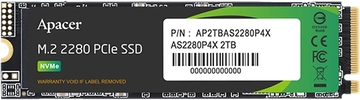 Apacer AS2280P4X 2TB, M.2 2280 / M-Key / PCIe 3.0 x4