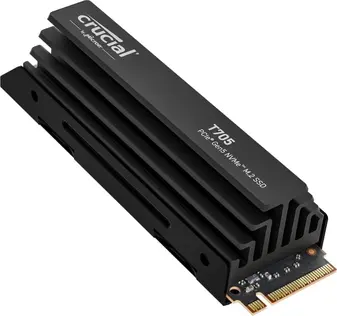 Crucial T705 SSD 4TB, M.2 2280 / M-Key / PCIe 5.0 x4, с радиатором