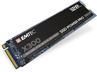 Emtec X300 SSD Power Pro 128GB, M.2 2280 / M-Key / PCIe 3.0 x4