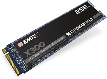 Emtec X300 SSD Power Pro 256GB, M.2 2280 / M-Key / PCIe 3.0 x4