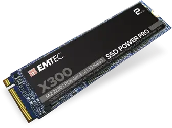 Emtec X300 SSD Power Pro 2TB, M.2 2280 / M-Key / PCIe 3.0 x4