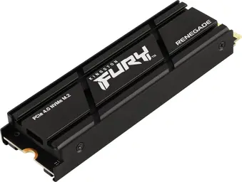 Kingston FURY RENEGADE SSD 500GB, M.2 2280 / M-Key / PCIe 4.0 x4, с радиатором