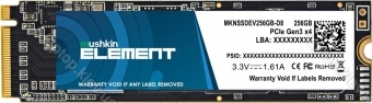 Mushkin Element NVMe SSD 256GB, M.2