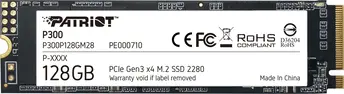 Patriot P300 128GB, M.2 2280 / M-Key / PCIe 3.0 x4