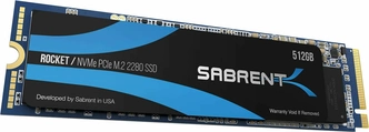 Sabrent Rocket 512GB, M.2 2280 / M-Key / PCIe 3.1 x4