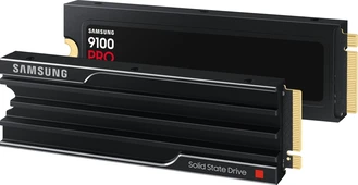 Samsung SSD 9100 PRO 1TB, M.2 2280 / M-Key / PCIe 5.0 x4, с радиатором