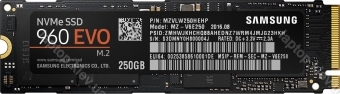 Samsung SSD 960 EVO 250GB, M.2