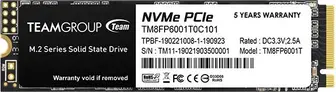 TeamGroup MP33 1TB, M.2 2280 / M-Key / PCIe 3.0 x4
