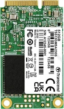 Transcend MSA230S 512GB, mSATA