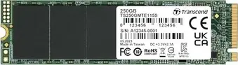 Transcend MTE115S SSD 250GB, M.2 2280 / M-Key / PCIe 3.0 x4