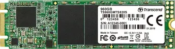Transcend MTS820S SSD 960GB, M.2 2280 / B-M-Key / SATA 6Gb/s