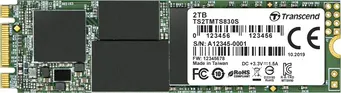 Transcend MTS830S SSD 2TB, M.2 2280 / B-M-Key / SATA 6Gb/s