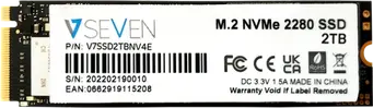 V7 NVME Gen4x4 2TB, M.2 2280 / M-Key / PCIe 4.0 x4