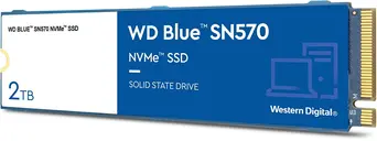 Western Digital WD Blue SN570 NVMe SSD 2TB, M.2 2280 / M-Key / PCIe 3.0 x4