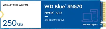 Western Digital WD Blue SN570 NVMe SSD 250GB, M.2 2280 / M-Key / PCIe 3.0 x4