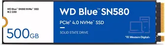 Western Digital WD Blue SN580 NVMe SSD 500GB, M.2 2280 / M-Key / PCIe 4.0 x4