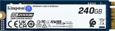 Kingston DC2000B Data Center Series Boot SSD - 0.4DWPD 240GB, M.2 2280 / M-Key / PCIe 4.0 x4