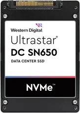 Western Digital Ultrastar DC SN650 - 1DWPD 7.68TB, ISE, 2.5" / U.3 / PCIe 4.0 x4