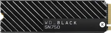 Western Digital WD_BLACK SN750 NVMe SSD 500GB, M.2 2280 / M-Key / PCIe 3.0 x4, с радиатором