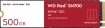 Western Digital Red SN700 NVMe NAS SSD - 1DWPD 500GB, M.2
