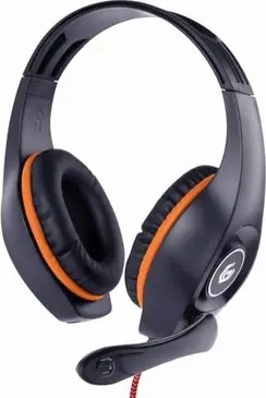 Gembird Gaming headset with volume control orange