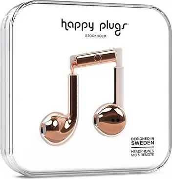 Happy Plugs Earbud Plus Rose Gold