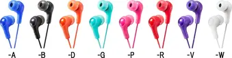 JVC Gumy Plus HA-FX7 blue