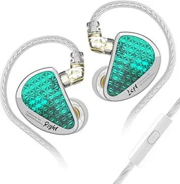 KZ AS16 Pro with microphone cyan