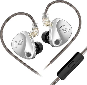 KZ Castor с микрофоном silver