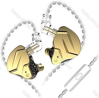 KZ ZSN Pro X with microphone gold