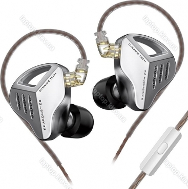 KZ ZVX with microphone silver