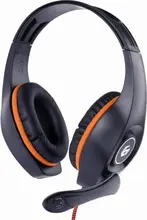 Gembird Gaming headset with volume control orange